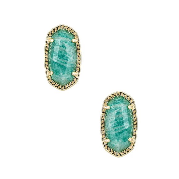 Kendra Scott Jewelry - - NEW Kendra Scott Ellie Earring Gold Teal Amazonite ACCES2-25